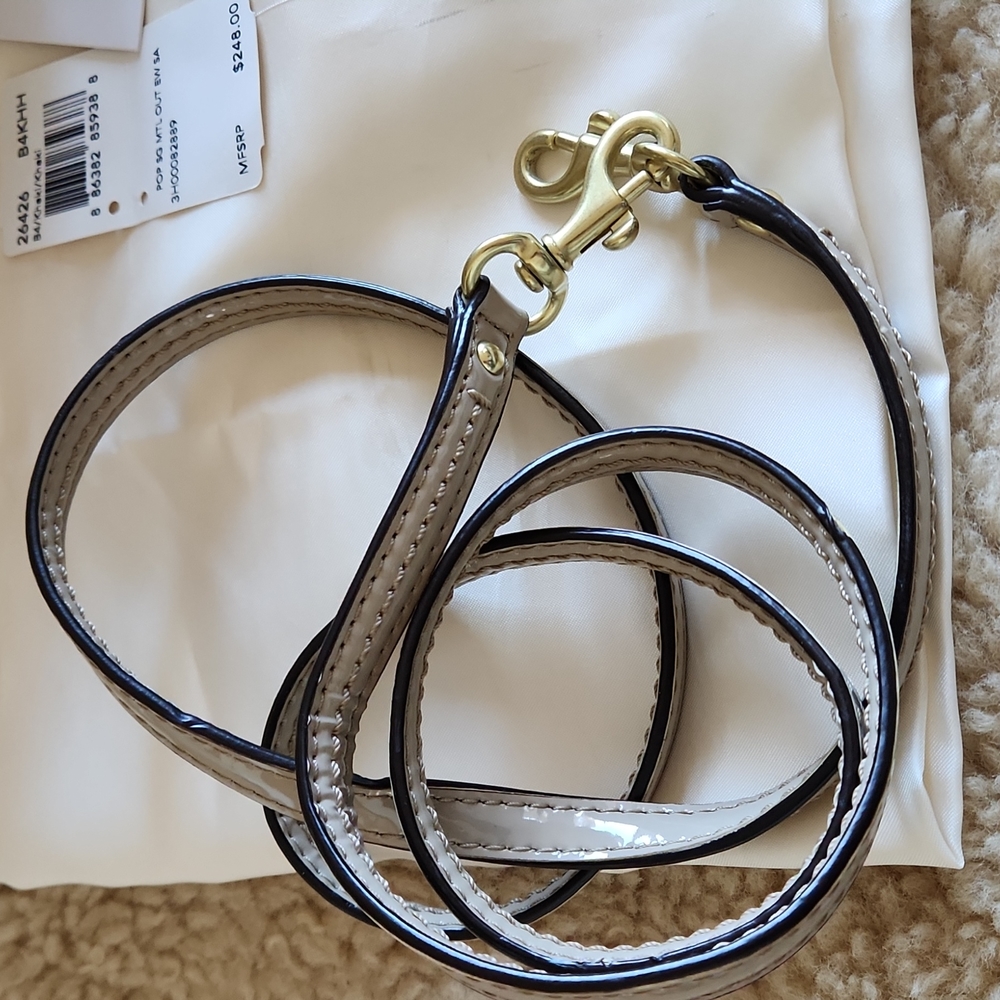 NWT Coach Pop Signature East West Satchel Bag 🤎👜💜 - Picture 5 of 16